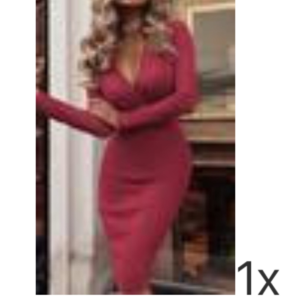 Cupshe Red Bodycon dress
